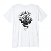 (163081683)OBEY CULT OF DARK SMOKE TEE-WHT